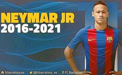 Neymar, culé hasta 2021 Neymar, culé hasta 2021