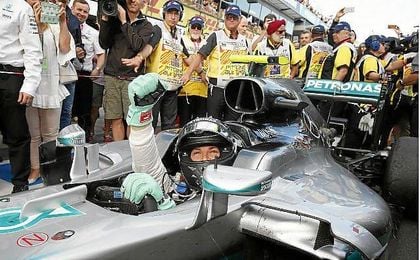 Rosberg en Austria. Rosberg en Austria.