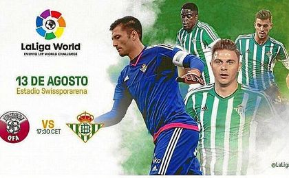 El Betis se enfrentará a la selección de Qatar el próximo 13 de agosto. El Betis se enfrentará a la selección de Qatar el próximo 13 de agosto.