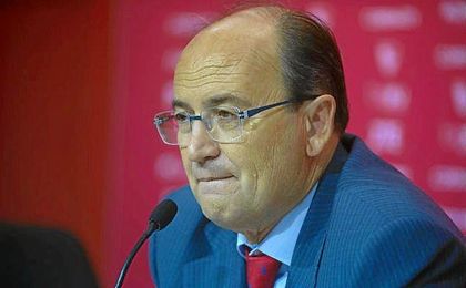 José Castro, durante la rueda de prensa de este mediodía. José Castro, durante la rueda de prensa de este mediodía.