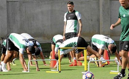 Tonny Sanabria no pudo ejercitarse la pasada semana junto al resto de compañeros. Tonny Sanabria no pudo ejercitarse la pasada semana junto al resto de compañeros.
