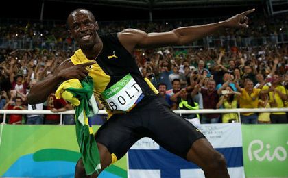 Usain Bolt ganó su tercera medalla de oro. Usain Bolt ganó su tercera medalla de oro.