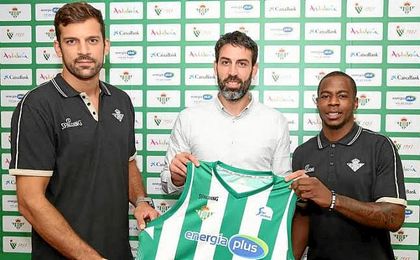 Milosevic y Kenny Chery, junto a Berni Rodríguez. Milosevic y Kenny Chery, junto a Berni Rodríguez.