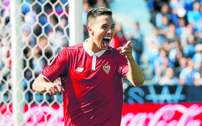 Nasri, celebrando su gol frente al Leganés en Butarque. Nasri, celebrando su gol frente al Leganés en Butarque.
