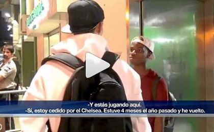 El belga, en el momento en el que se presentó al portugués. El belga, en el momento en el que se presentó al portugués.