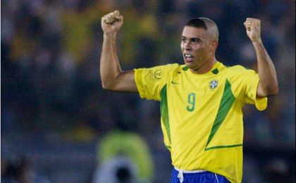 Ronaldo, en el Mundial de 2002. Ronaldo, en el Mundial de 2002.