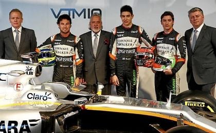 Presentación del equipo Sahara Force India de F1. Presentación del equipo Sahara Force India de F1.