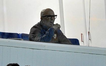 Sampaoli, en el palco que vio el encuentro al estar sancionado Sampaoli, en el palco que vio el encuentro al estar sancionado