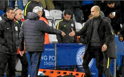 Guardiola: "Ranieri encontrará un nuevo trabajo rápidamente" Guardiola: "Ranieri encontrará un nuevo trabajo rápidamente"