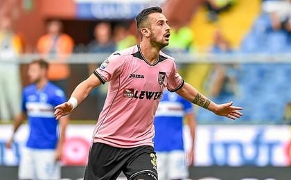 Nestorovski, muy luchador, es el líder del Palermo. Nestorovski, muy luchador, es el líder del Palermo.