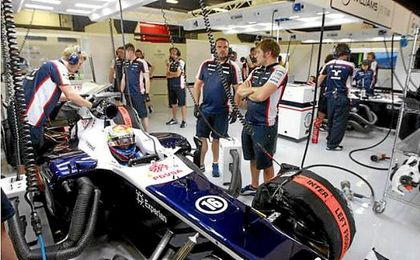 Williams aparca sus entrenamientos hasta la próxima semana por seguridad Williams aparca sus entrenamientos hasta la próxima semana por seguridad