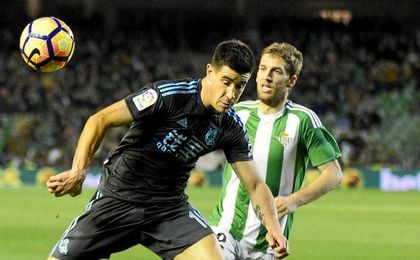 Brasanac, ante la Real. Brasanac, ante la Real.
