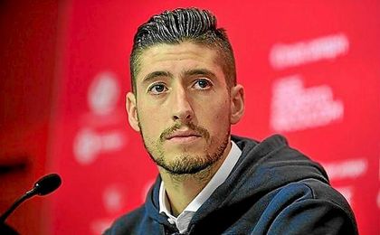 Sergio Escudero está viviendo un gran momento de forma en el Sevilla. Sergio Escudero está viviendo un gran momento de forma en el Sevilla.