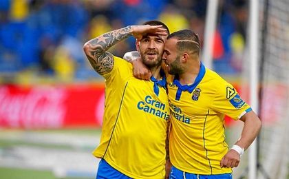 Las Palmas marca en cinco días los mismos goles que entre diciembre y febrero Las Palmas marca en cinco días los mismos goles que entre diciembre y febrero