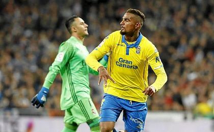 Boateng celebra su gol contra el Real Madrid. Boateng celebra su gol contra el Real Madrid.