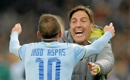 Aspas marcó un golazo. Aspas marcó un golazo.