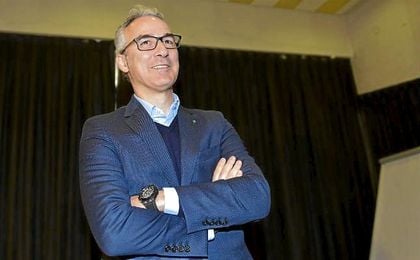 Miguel Torrecilla, durante el desayuno con los medios de comunicación. Miguel Torrecilla, durante el desayuno con los medios de comunicación.