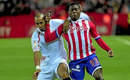 Imagen del Sevilla-Sporting de la pasada temporada. Imagen del Sevilla-Sporting de la pasada temporada.