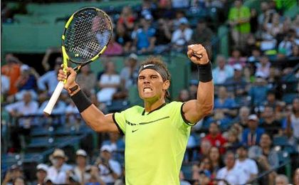 Nadal y Nishikori enfilan semifinales y Raonic se retira por lesión Nadal y Nishikori enfilan semifinales y Raonic se retira por lesión