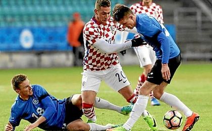 Pjaca se lesionó en un partido con la selección croata. Pjaca se lesionó en un partido con la selección croata.