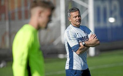 El técnico valenciano del Villarreal. El técnico valenciano del Villarreal.