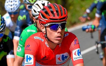 De la Cruz lidera la vuelta al País Vasco. De la Cruz lidera la vuelta al País Vasco.