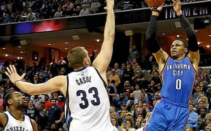 Marc Gasol no evita la derrota de los Grizzlies. Marc Gasol no evita la derrota de los Grizzlies.