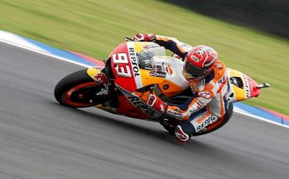 Marc Márquez logró su primera pole. Marc Márquez logró su primera pole.
