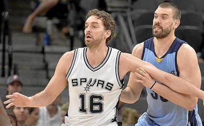 Los hermanos Gasol. Los hermanos Gasol.