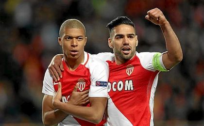 Mbappé y Falcao comandaron el triunfo monegasco. Mbappé y Falcao comandaron el triunfo monegasco.