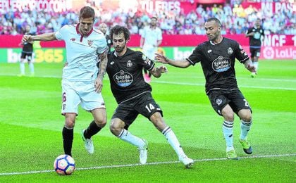 Imagen del Sevilla-Deportivo de LaLiga. Imagen del Sevilla-Deportivo de LaLiga.