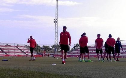 Imagen del entrenamiento. Imagen del entrenamiento.