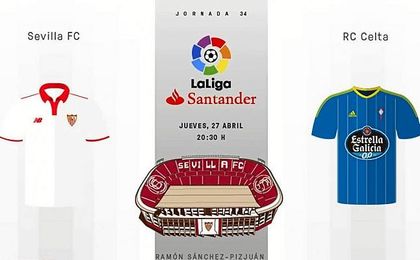 Sevilla FC-Celta: Síguelo en directo Sevilla FC-Celta: Síguelo en directo