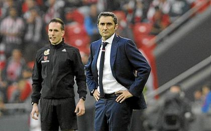 El entrenador del Athletic. El entrenador del Athletic.