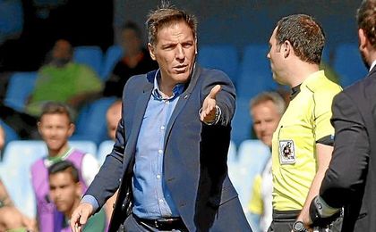 Berizzo, en un partido de Liga con el Celta. Berizzo, en un partido de Liga con el Celta.