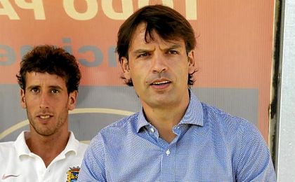 Morientes durante un partido de Segunda B. Morientes durante un partido de Segunda B.