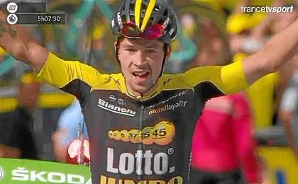 Roglic gana en los Alpes y Froome conserva el liderato. Roglic gana en los Alpes y Froome conserva el liderato.