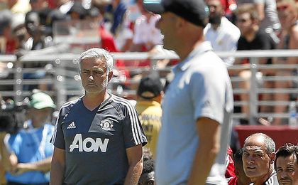 Zidane y Mourinho ya se han visto las caras esta pretemporada. Zidane y Mourinho ya se han visto las caras esta pretemporada.