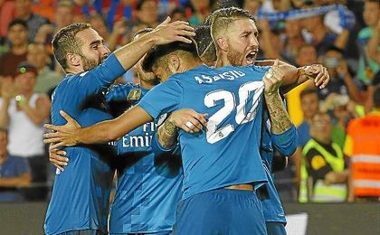 Asensio hizo el tercer gol de los madridistas en el Camp Nou. Asensio hizo el tercer gol de los madridistas en el Camp Nou.