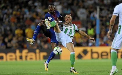 El Barça superó al Betis en intensidad. El Barça superó al Betis en intensidad.
