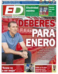 La portada de ESTADIO del martes La portada de ESTADIO del martes