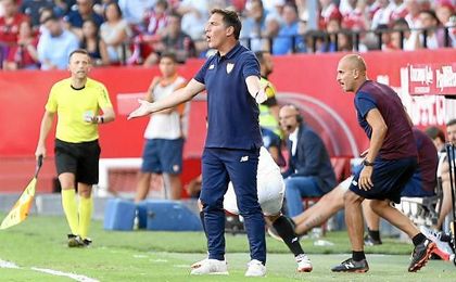 Berizzo, expulsado en su debut en la Champions Berizzo, expulsado en su debut en la Champions