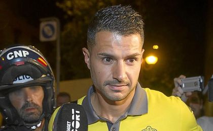 Vitolo, a su llegada a Sevilla este martes. Vitolo, a su llegada a Sevilla este martes.