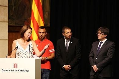 El Girona se pone al lado del derecho a decidir El Girona se pone al lado del derecho a decidir