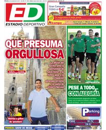 La portada de ESTADIO de este miércoles La portada de ESTADIO de este miércoles