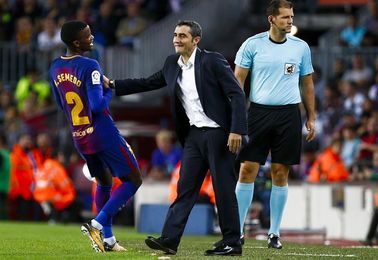 Valverde acerca a Leo al área y Messi bate sus récords Valverde acerca a Leo al área y Messi bate sus récords