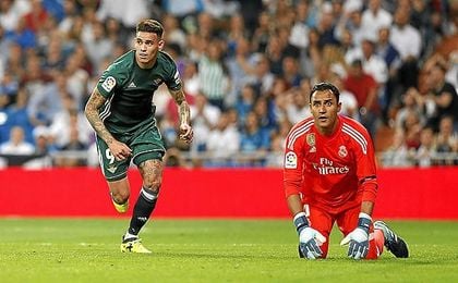 Sanabria: "Marcar en el Bernabéu significa todo" Sanabria: "Marcar en el Bernabéu significa todo"