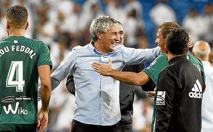 Setién: "Este triunfo nos da un respaldo enorme" Setién: "Este triunfo nos da un respaldo enorme"