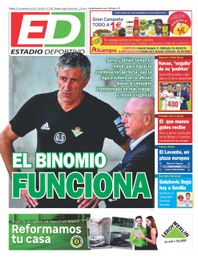 La portada de ESTADIO Deportivo del viernes La portada de ESTADIO Deportivo del viernes