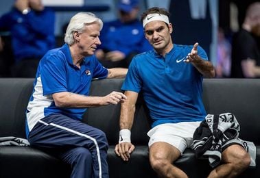 Federer gana dos nuevos puntos para Europa en la Copa Laver y lidera con 5-1 Federer gana dos nuevos puntos para Europa en la Copa Laver y lidera con 5-1